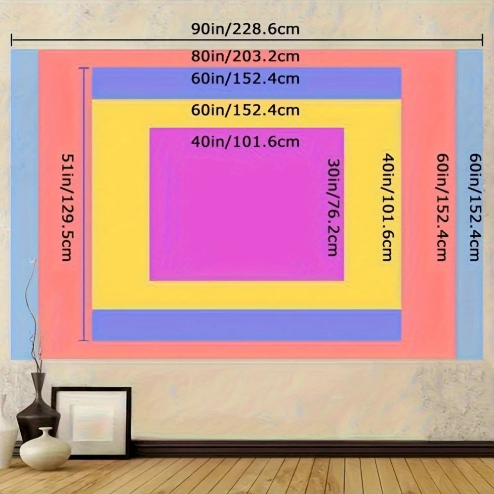 Vibrant Jesus, Dove And Cross Tapestry