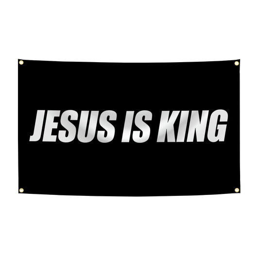 Jesus is King Flag