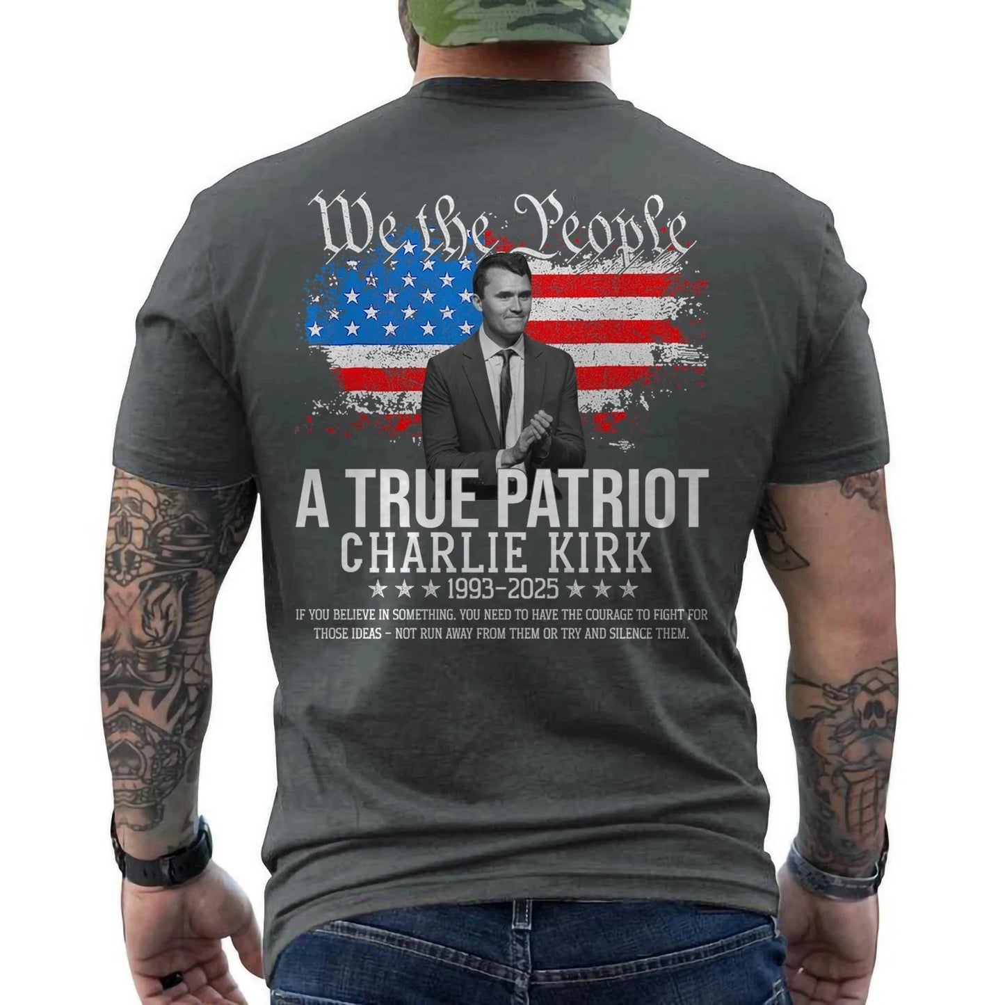 Charlie Kirk Shirt True Patriot 1993-2025 Shirt