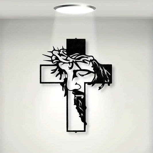 Metal Cross Sign