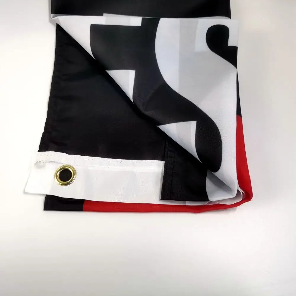 Black Polyester I Love Jesus Flag