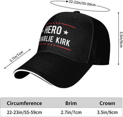 Charlie Kirk Hero Hat